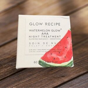 Glow Recipe Watermelon Glow AHA Night Treatment 2.02oz Full Size